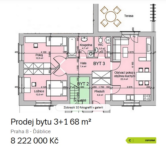 ID 35364  11 - INZERCE NA BYT 3 + 1 v 1. NP 68 m2